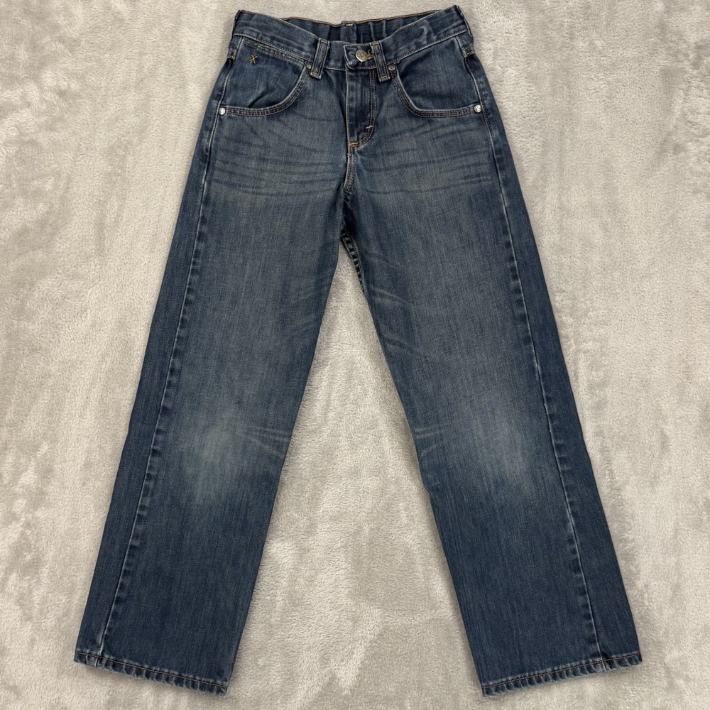 Wrangler Jeans 20X Youth Boys 11 Reg Western Rodeo Thick Stitch Adjustable Waist